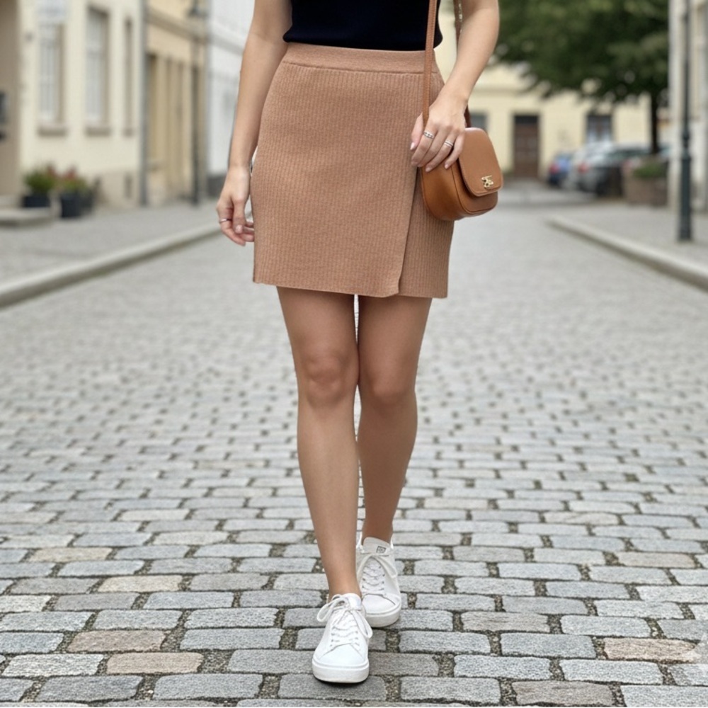 FP Movement by Free People Camel Mini Skirt